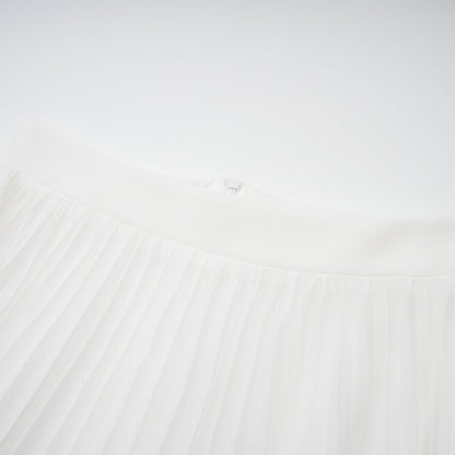 Inés halterneck layered long dress