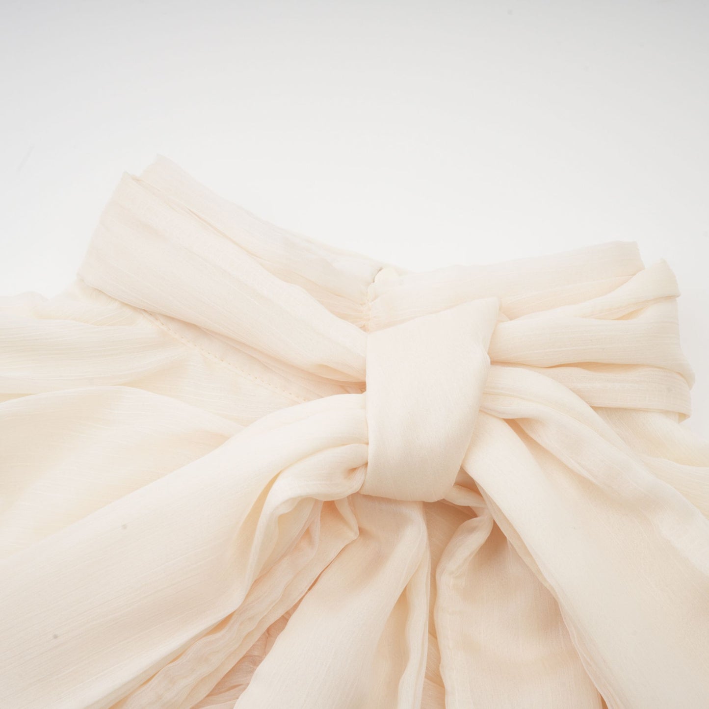 Thibaulte tuck-detail pleated tulle mini dress
