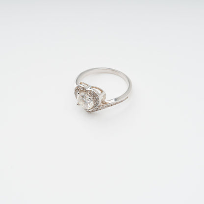 Révérence Heart Shaped Sterling Silver Ring