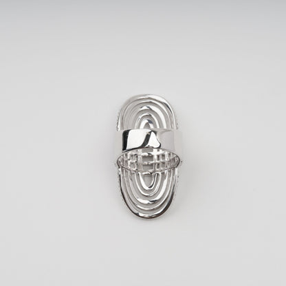 Médaille Geometric Multi-Band Sterling Silver Ring