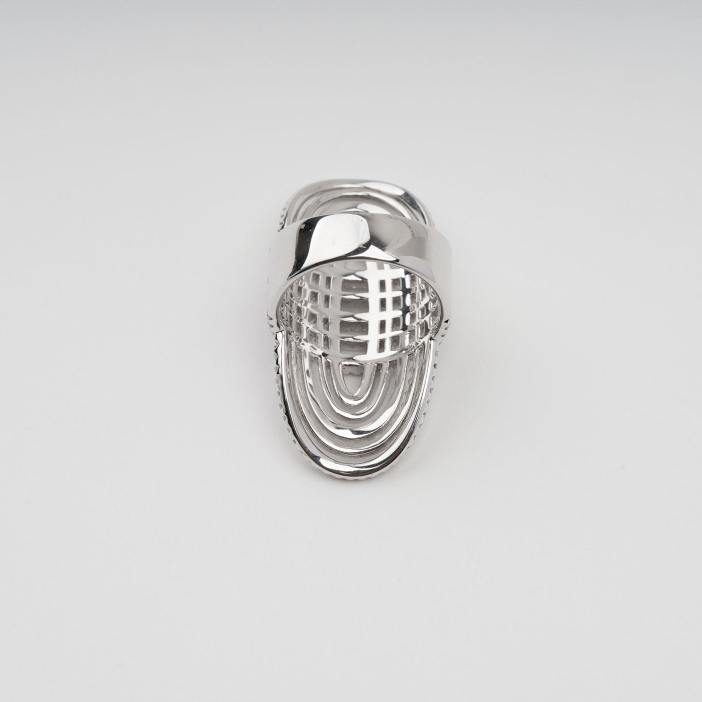 Médaille Geometric Multi-Band Sterling Silver Ring