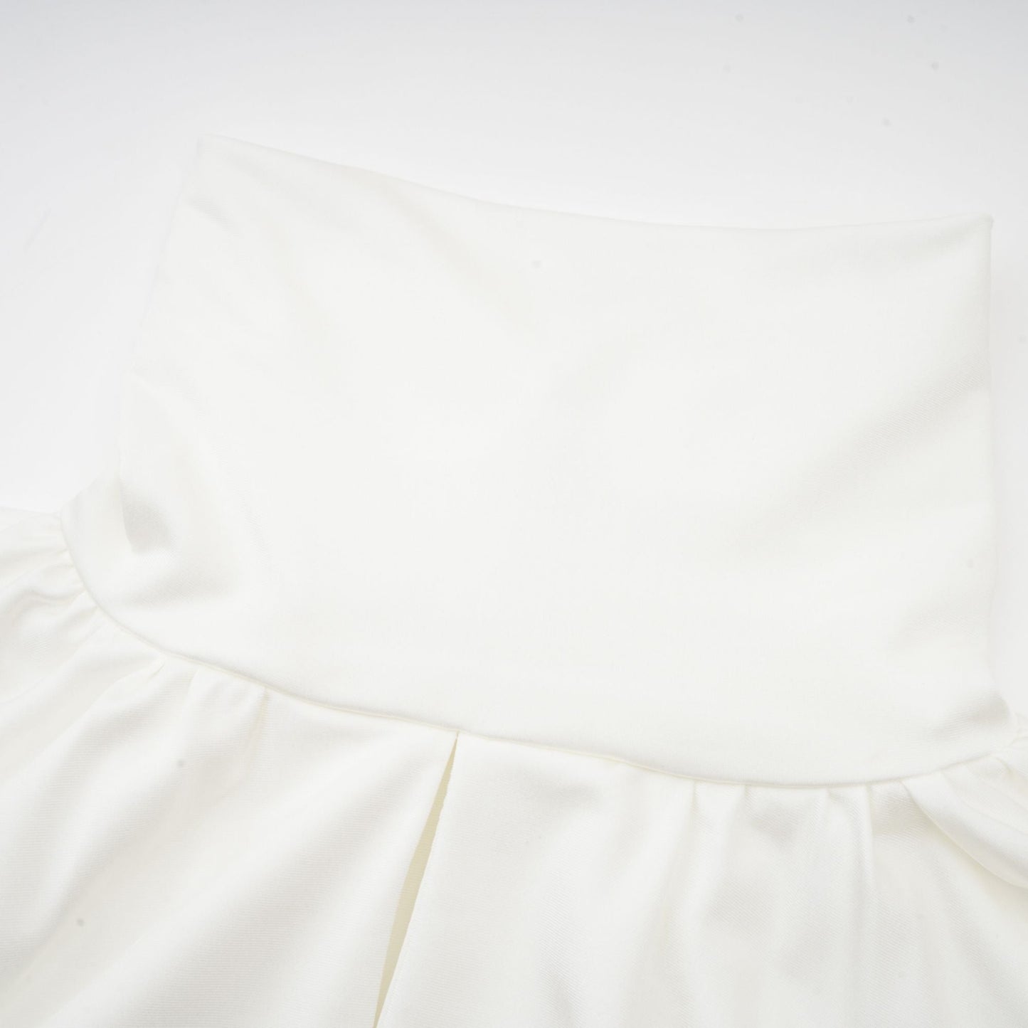 Maeva faux-flower ruched mini dress in White