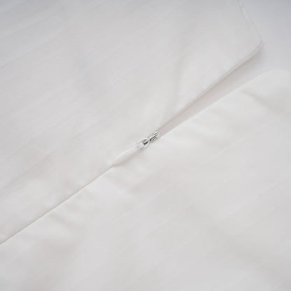 Vienne White Lace-Up Pleated Maxi Dress