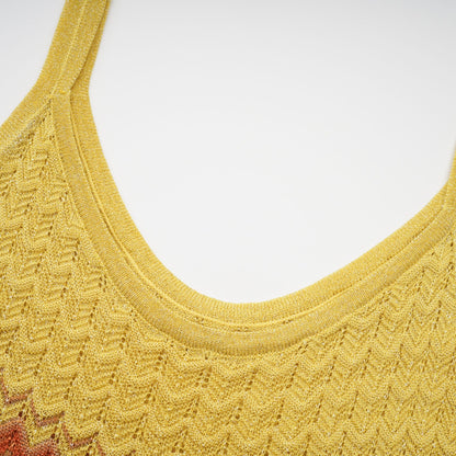 Delphine gradient knitted midi dress