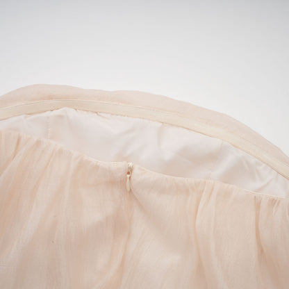 Joëlle self-tie ruched layered off-shoulder mini dress