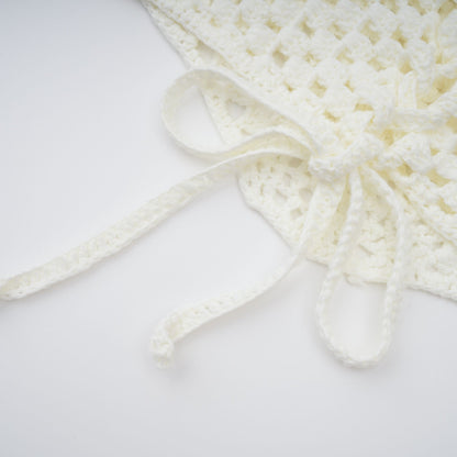Prunelle Crochet Knit Two-Piece Top and Skirt Set