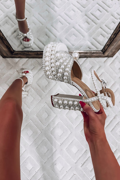 Astella Pearl Platform Heels