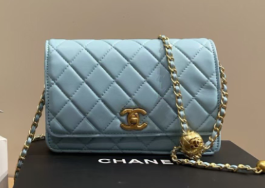 EL2109B – New CHANEL Blended Fabrics Chain Plain Leather Chain
