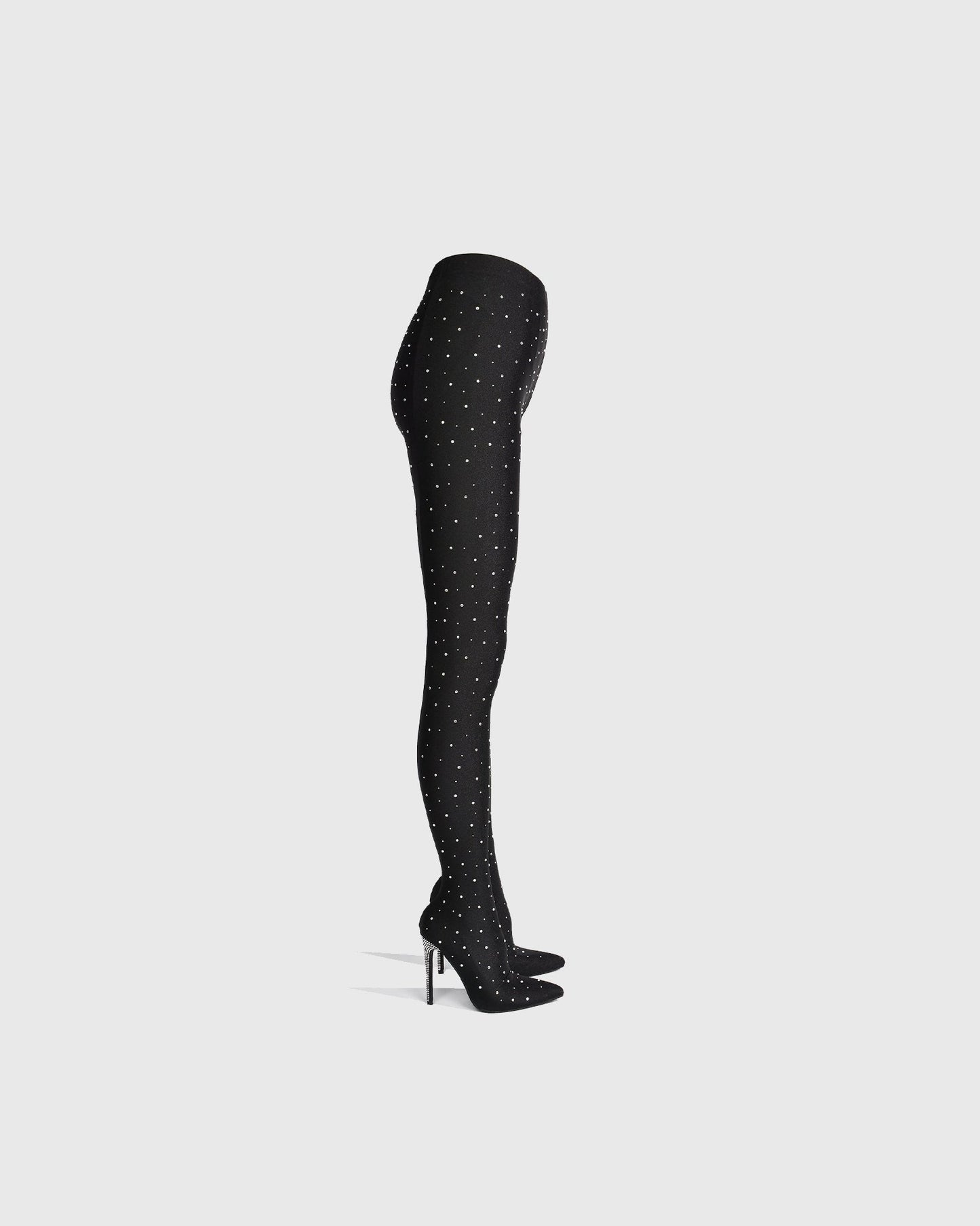 Editta Rhinestone Pantaleggings In Black