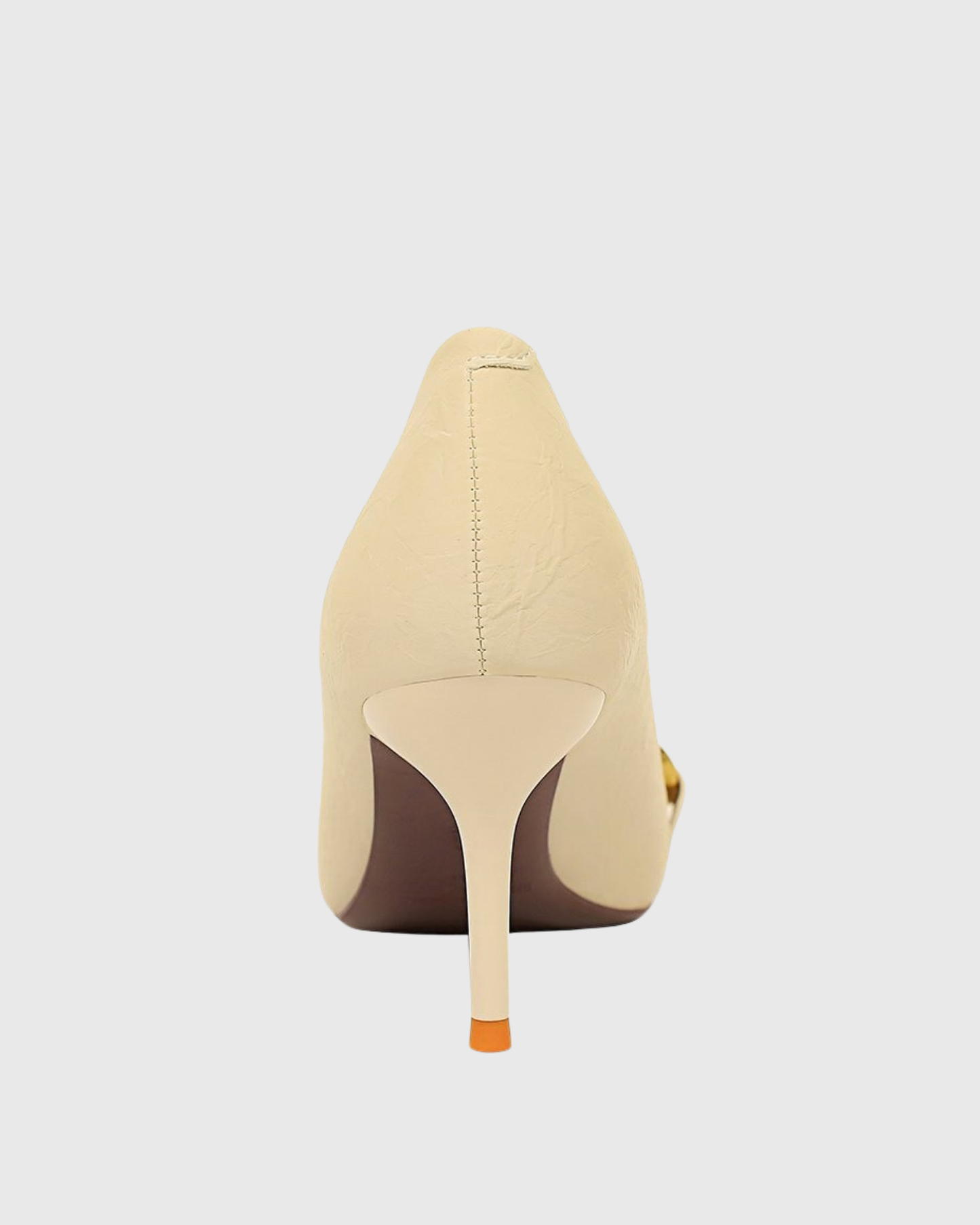 Eliza Metal Chain Pumps In White