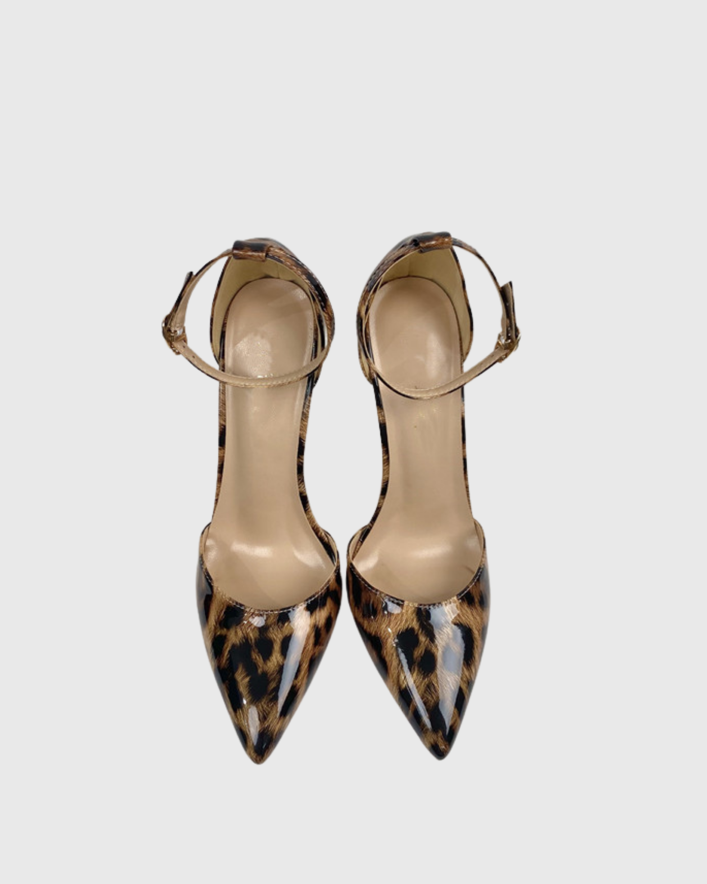 Emory Leopard Print Strap Pumps