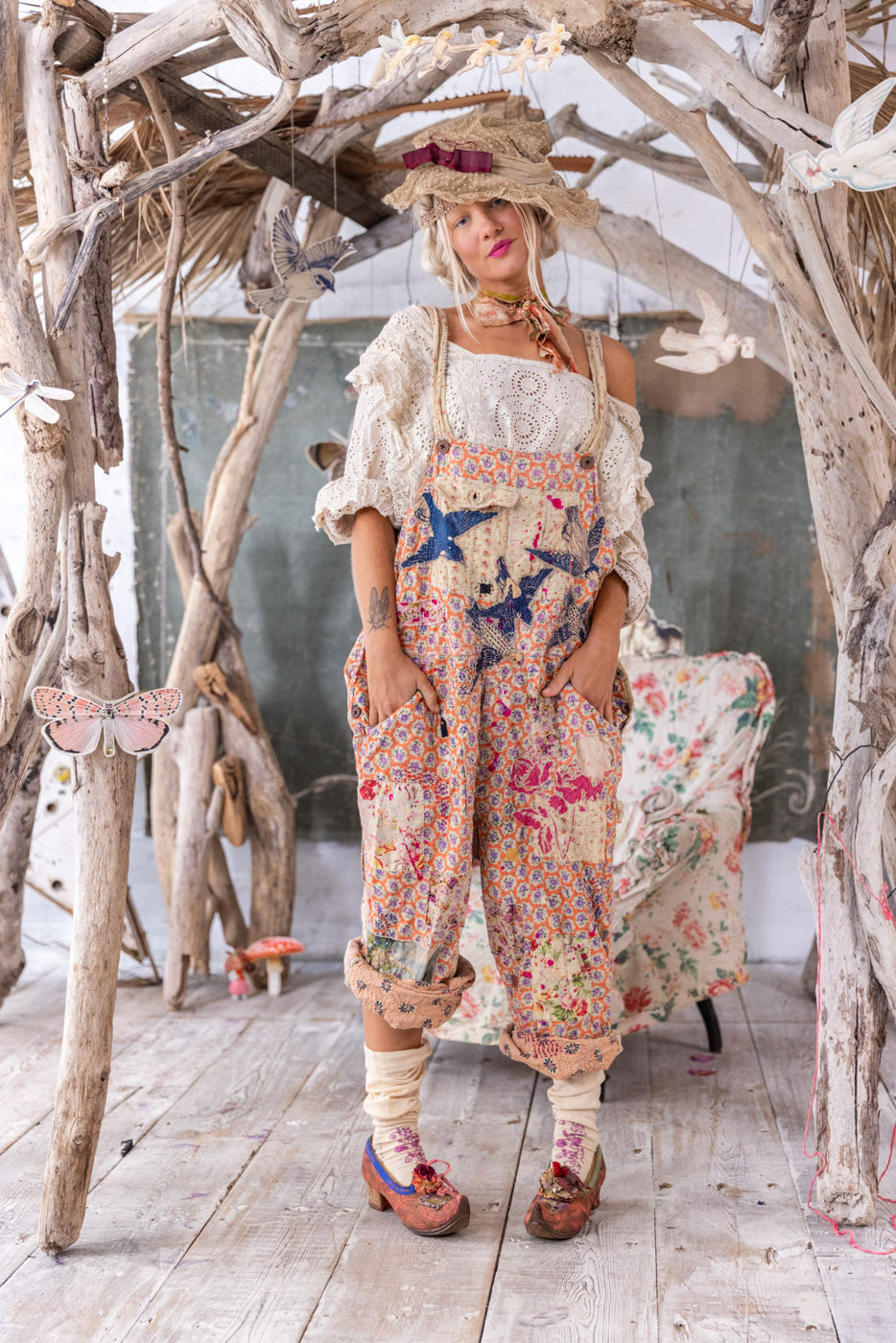 Appliqué Love Overalls