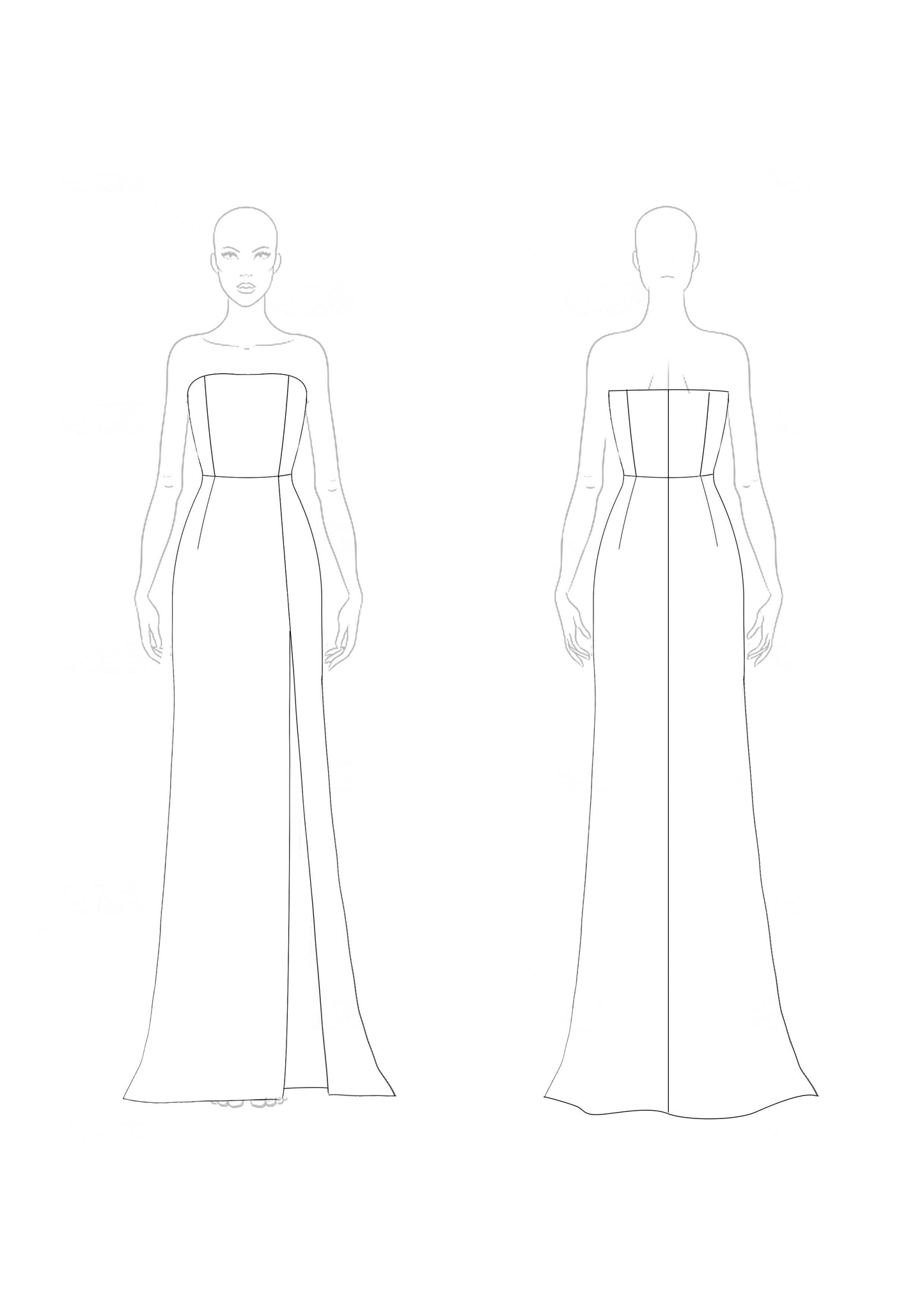Formal Evening Solid Dress Black Off Shoulder High Slit Floor-Length Dress