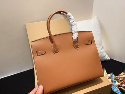 GIFT SET: HM BIRKIN 25 BROWN &amp; KELLY 18 BROWN BELT