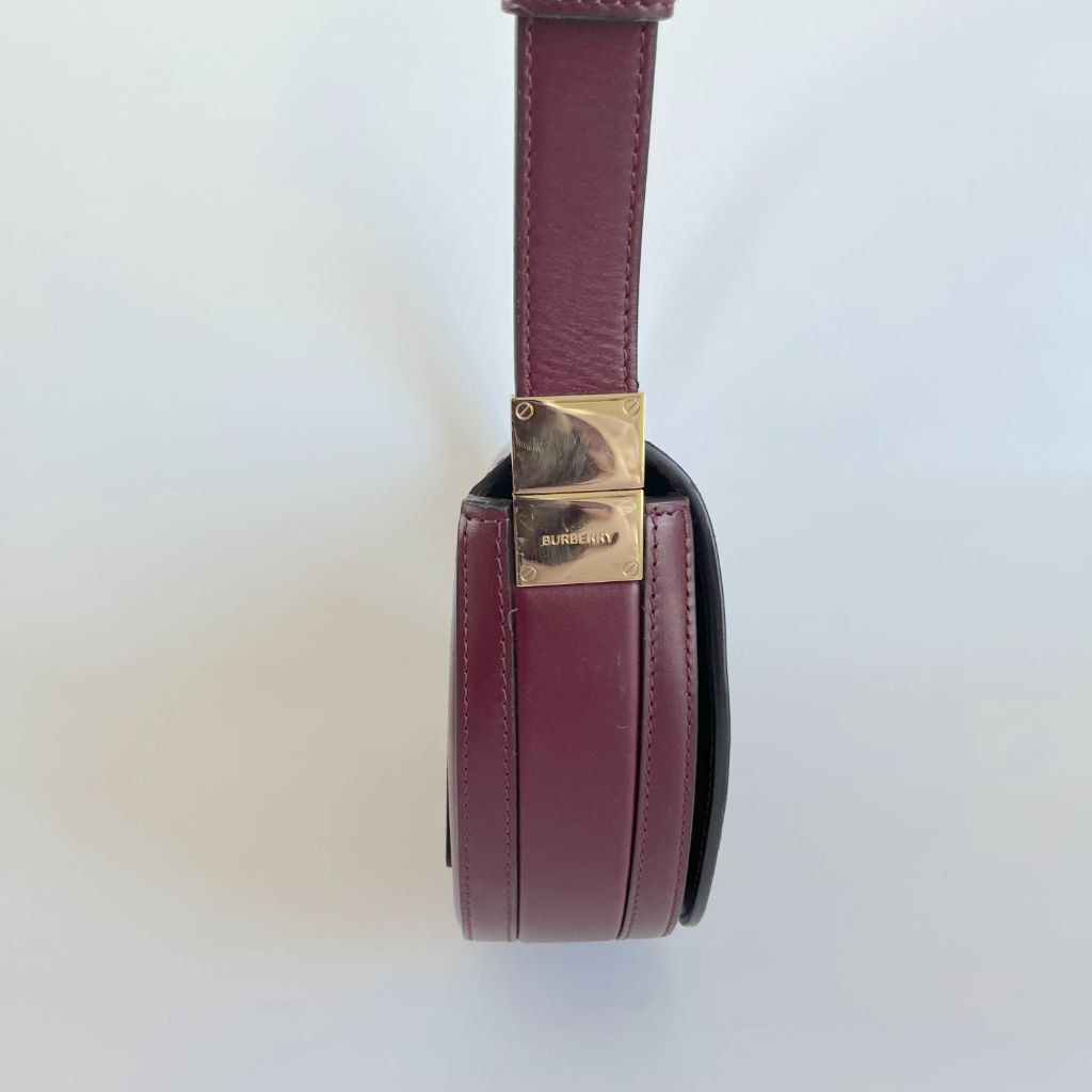 Burberry Leather Small Olympia Bag