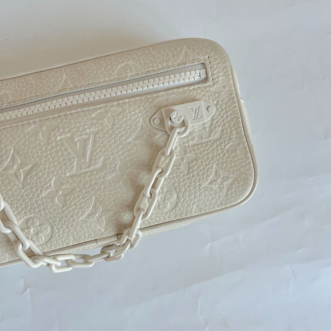 Louis Vuitton White Monogram Taurillon Volga