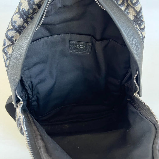 Dior Grey Oblique Rider Backpack