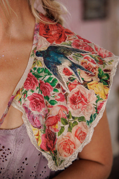 Floral Appliqué Hannes Collar