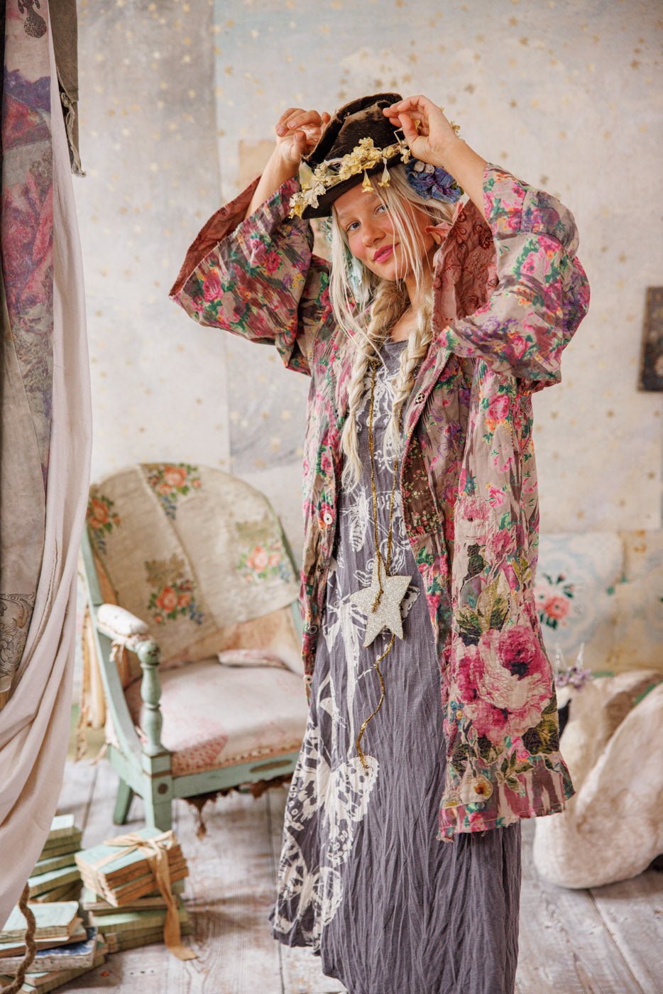 Appliqué Cyrene Coat
