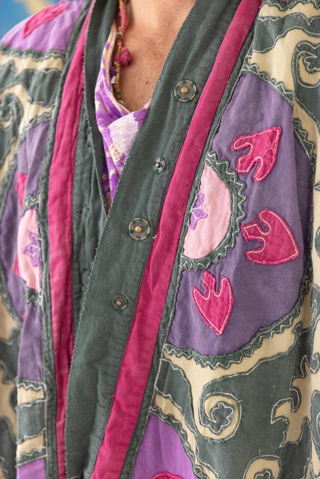 Appliqué Hippie Coat