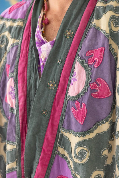 Appliqué Hippie Coat