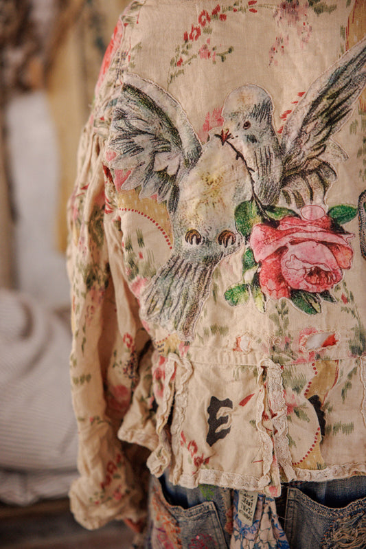Floral Appliqué Monique Jacket