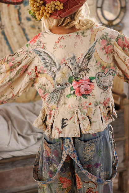 Floral Appliqué Monique Jacket