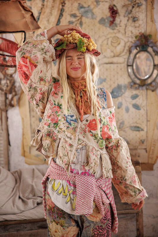 Floral Appliqué Monique Jacket
