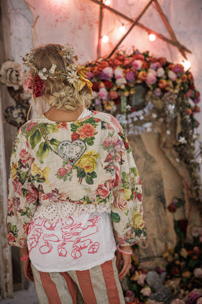 Floral Cropped Leni Jacket