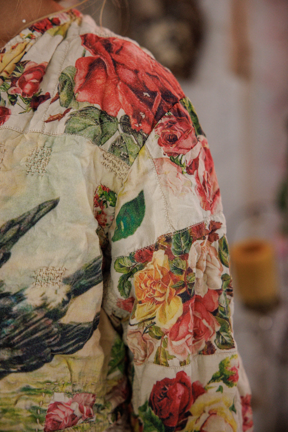 Floral Cropped Leni Jacket