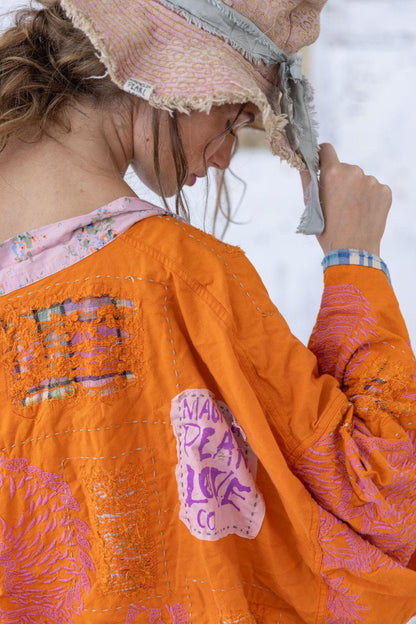 Dharma Dragon Embroidered Kimono