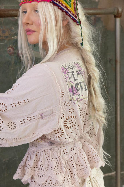 Eyelet Lise Lotte Piano Shawl