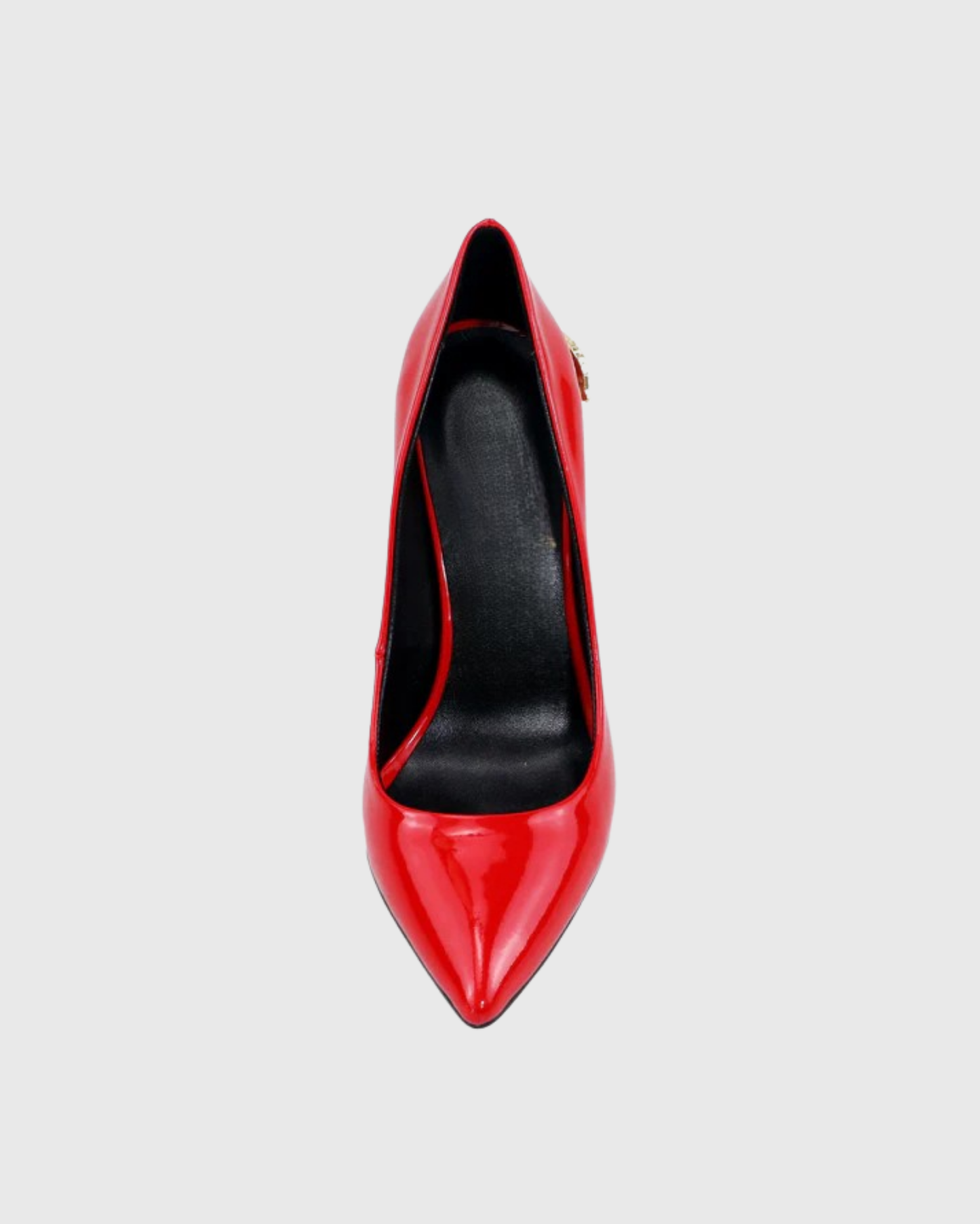 Leyla Rhinestone Snake Pumps In Red