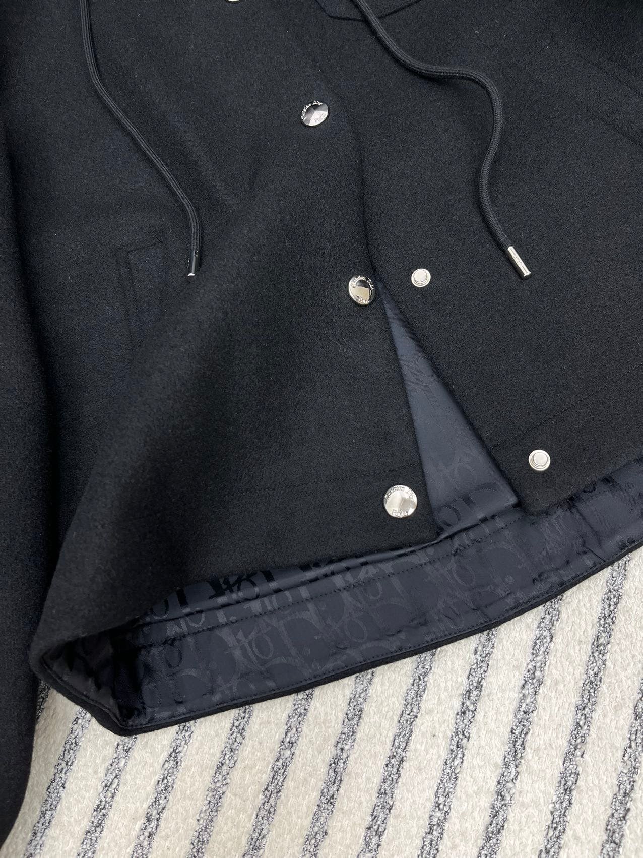 DIOR MISS DIOR TWO LAYER JACKET BLACK