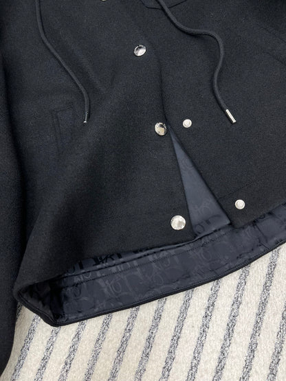 DIOR MISS DIOR TWO LAYER JACKET BLACK
