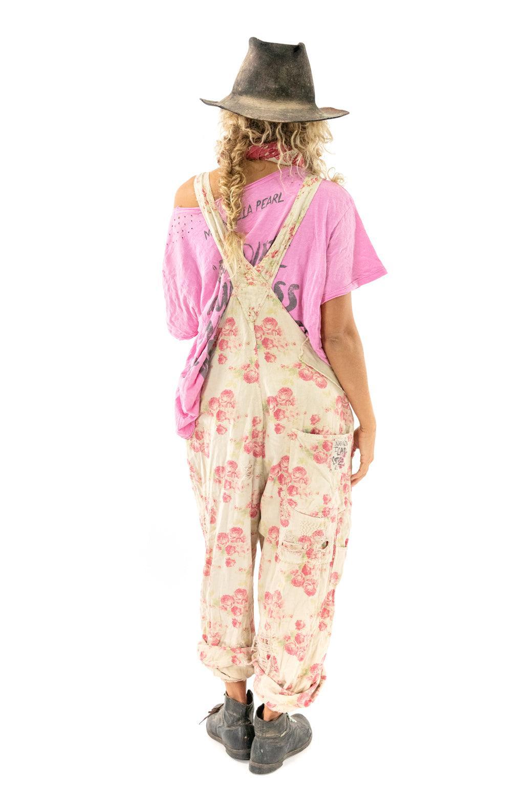 Floral Print Overalls