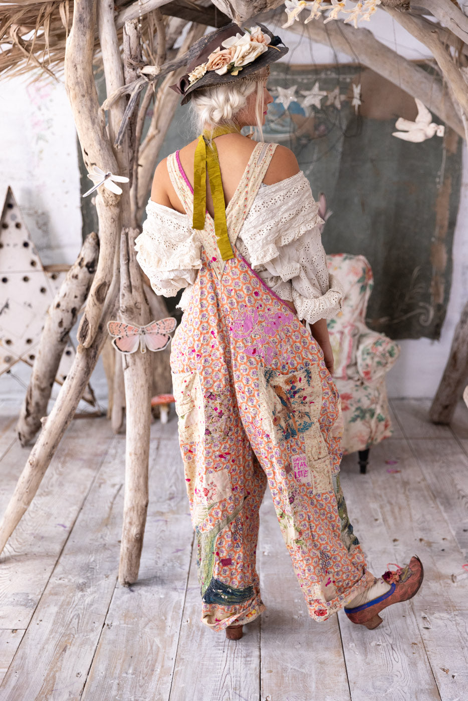 Appliqué Love Overalls