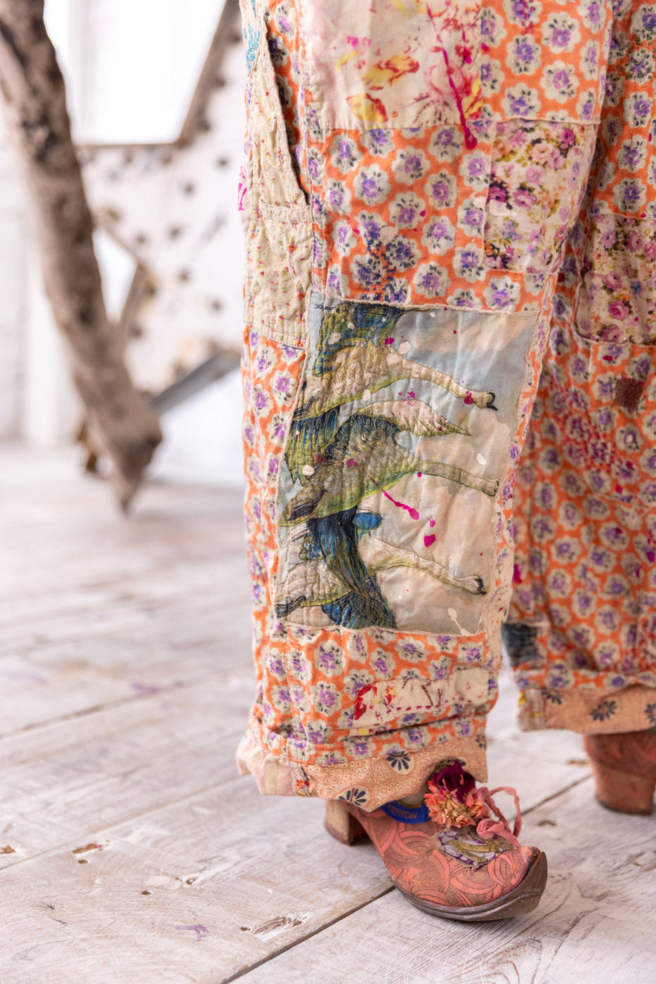 Appliqué Love Overalls
