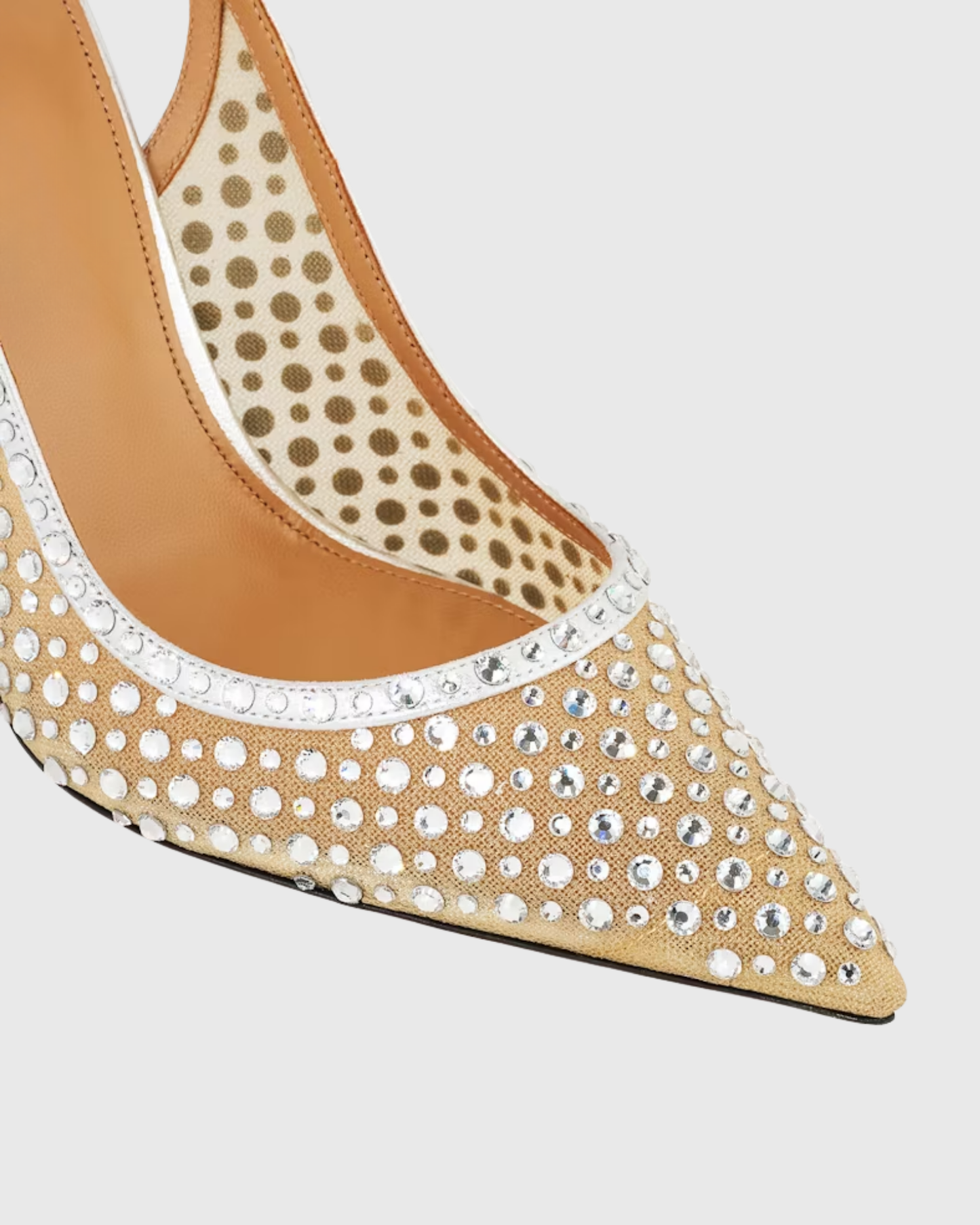 Orsa Diamond Mesh Bow Tie Pumps