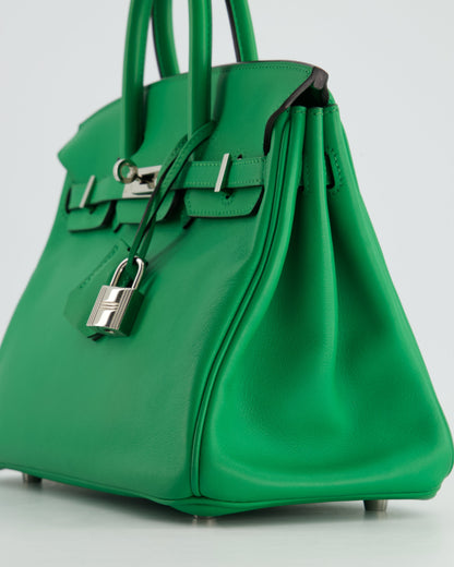 *FIRE PRICE* Hermès Birkin Bag 25cm Bamboo in Swift Leather with Palladium Hardware Bag