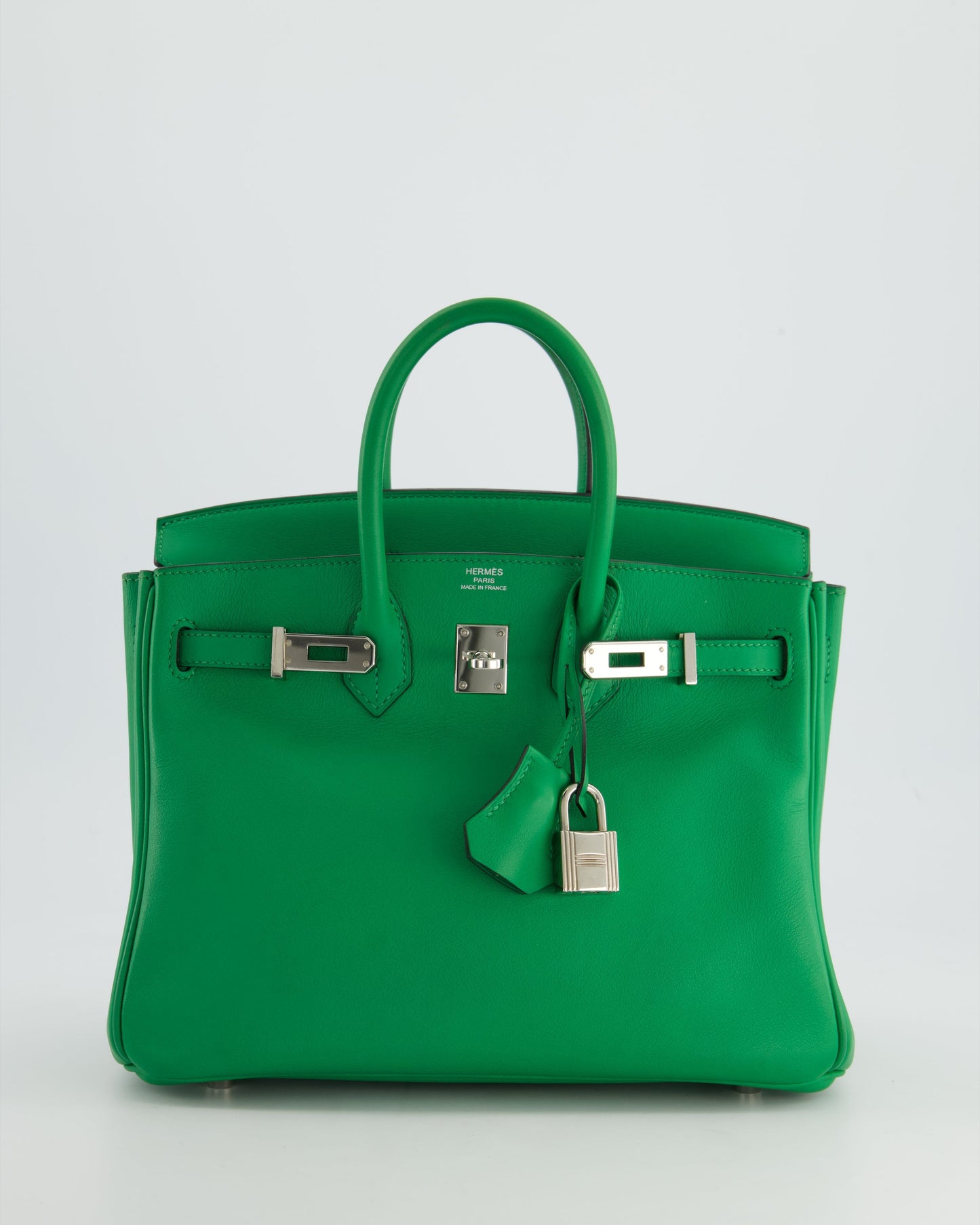 *FIRE PRICE* Hermès Birkin Bag 25cm Bamboo in Swift Leather with Palladium Hardware Bag