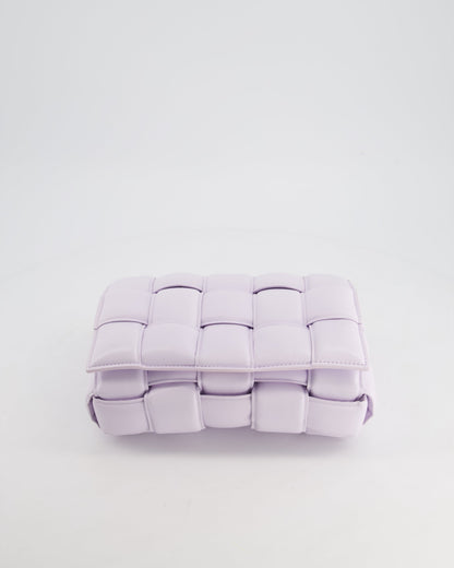 *HOT & FIRE PRICE* Bottega Veneta Pale Lilac Padded Cassette Bag with Gold Hardware RRP £2,780