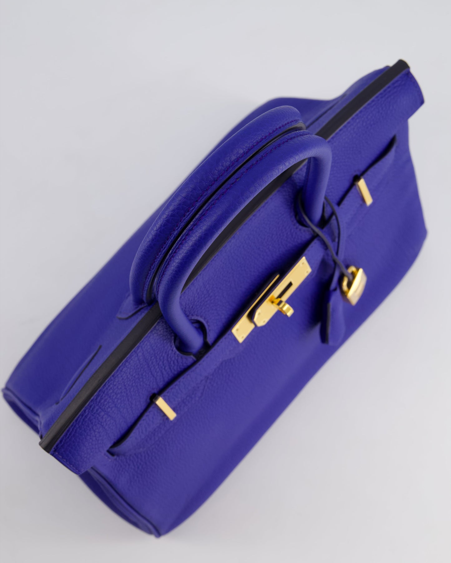 *RARE* Hermès Birkin Bag 30cm Retourne in Blue Royal Togo Leather with Gold Hardware