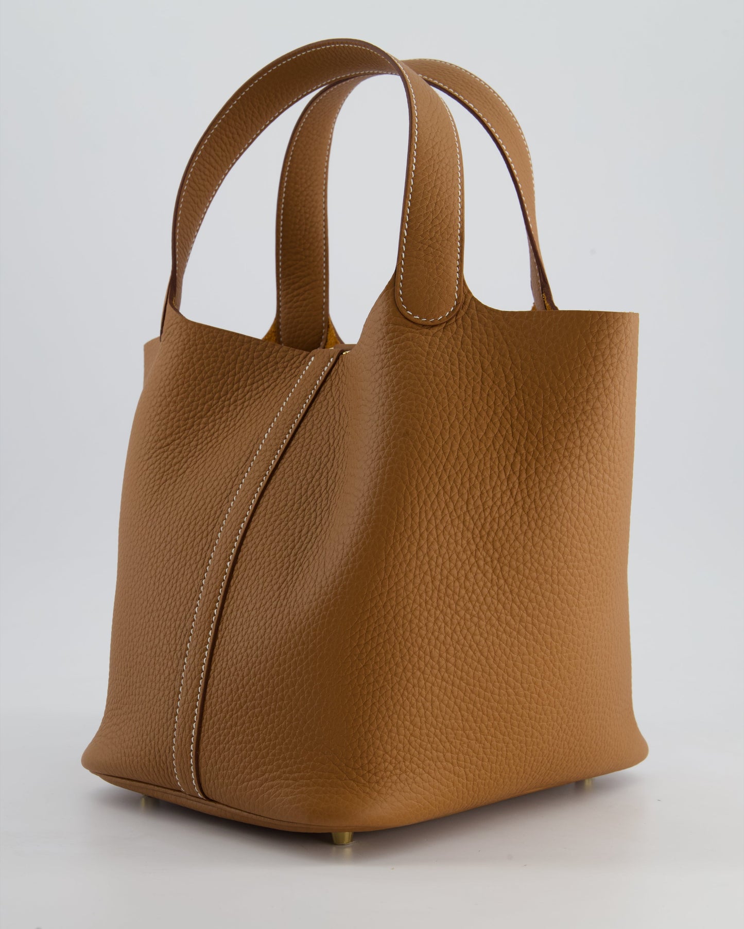 *RARE* Hermès Picotin Lock Bag 22cm in Gold Clemence Leather with Gold Hardware
