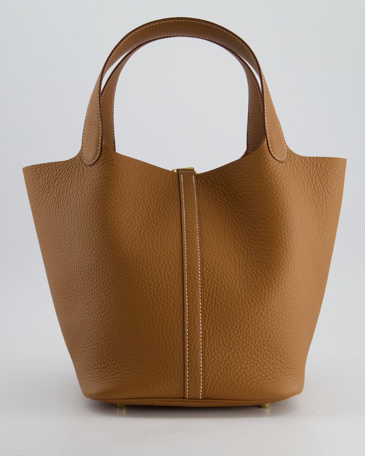 *RARE* Hermès Picotin Lock Bag 22cm in Gold Clemence Leather with Gold Hardware