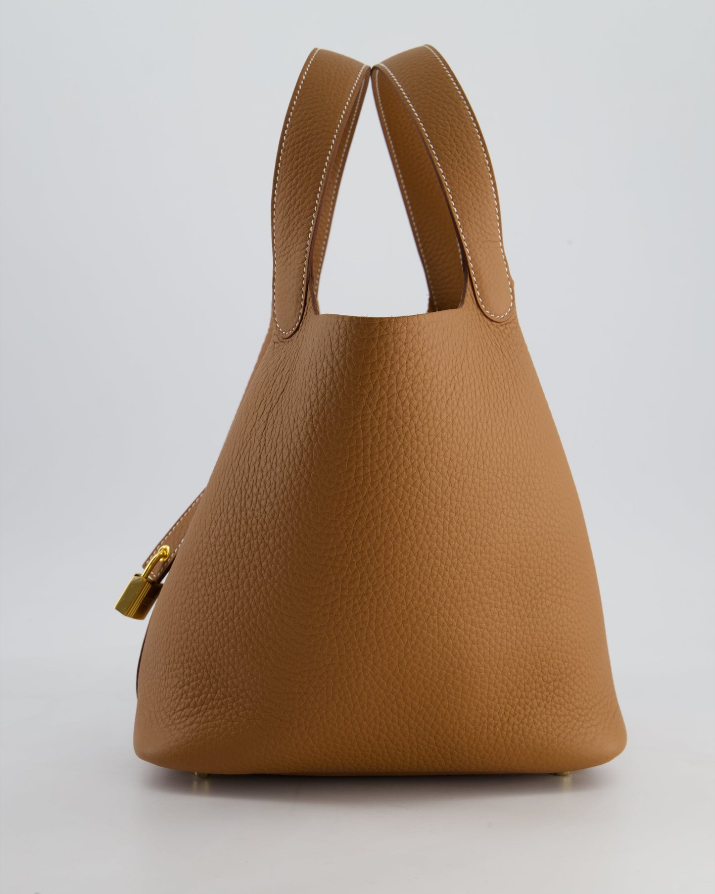 *RARE* Hermès Picotin Lock Bag 22cm in Gold Clemence Leather with Gold Hardware
