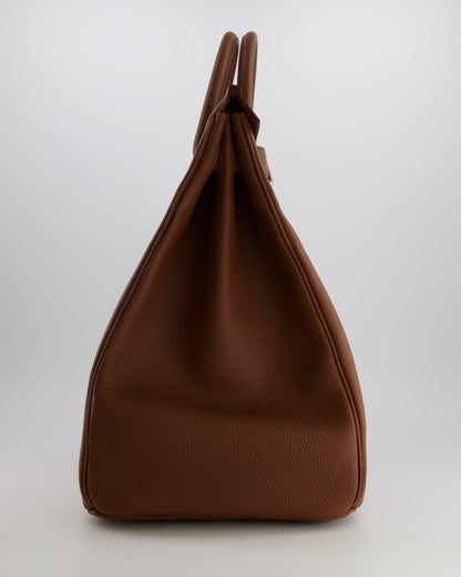 *LIMITED EDITION* Hermès HAC Bag 40cm Coup de Soleil in Gold Clair & Fonce Togo Leather with Palladium Hardware