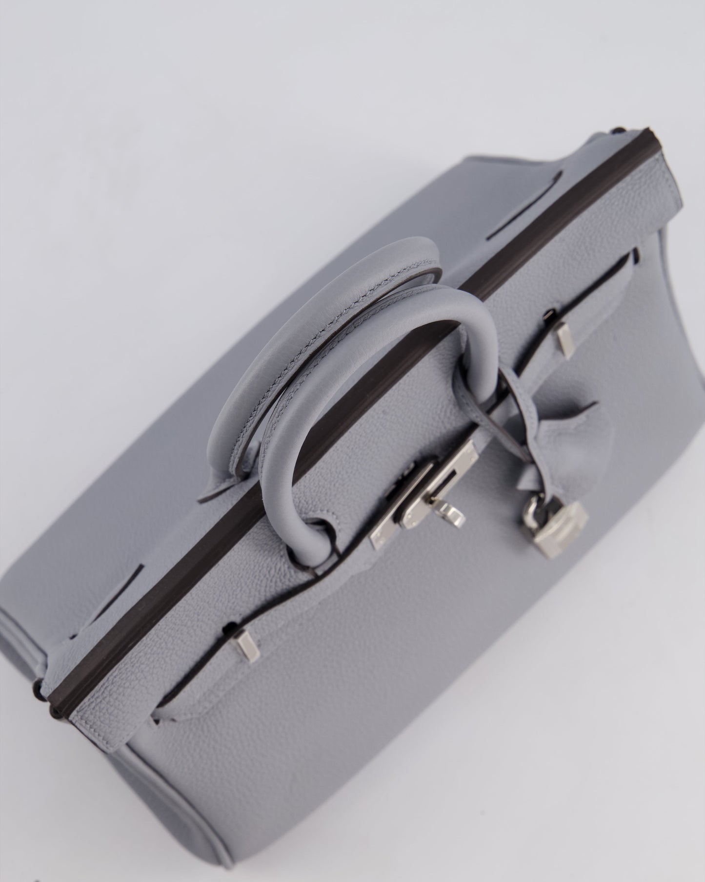*NEW COLOUR* Hermès Birkin 25cm Retourne Bag in Gris Togo Leather with Palladium Hardware