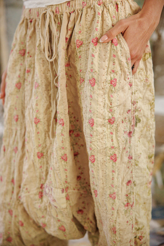 Floral Patchwork Garçon Pants