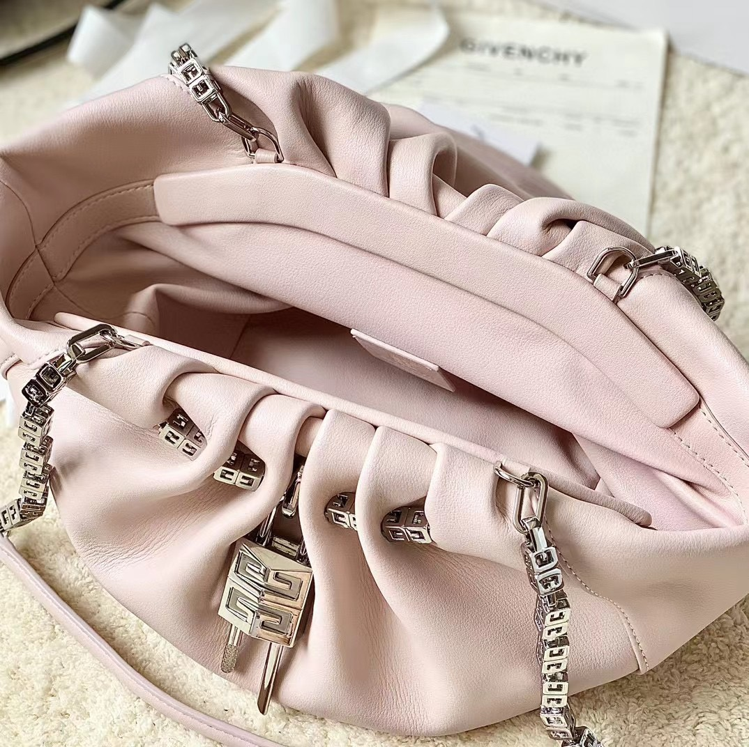 GIVENCHY SMALL KENNY BAG BLOSSOM PINK FOR WOMEN 12.6IN/32CM